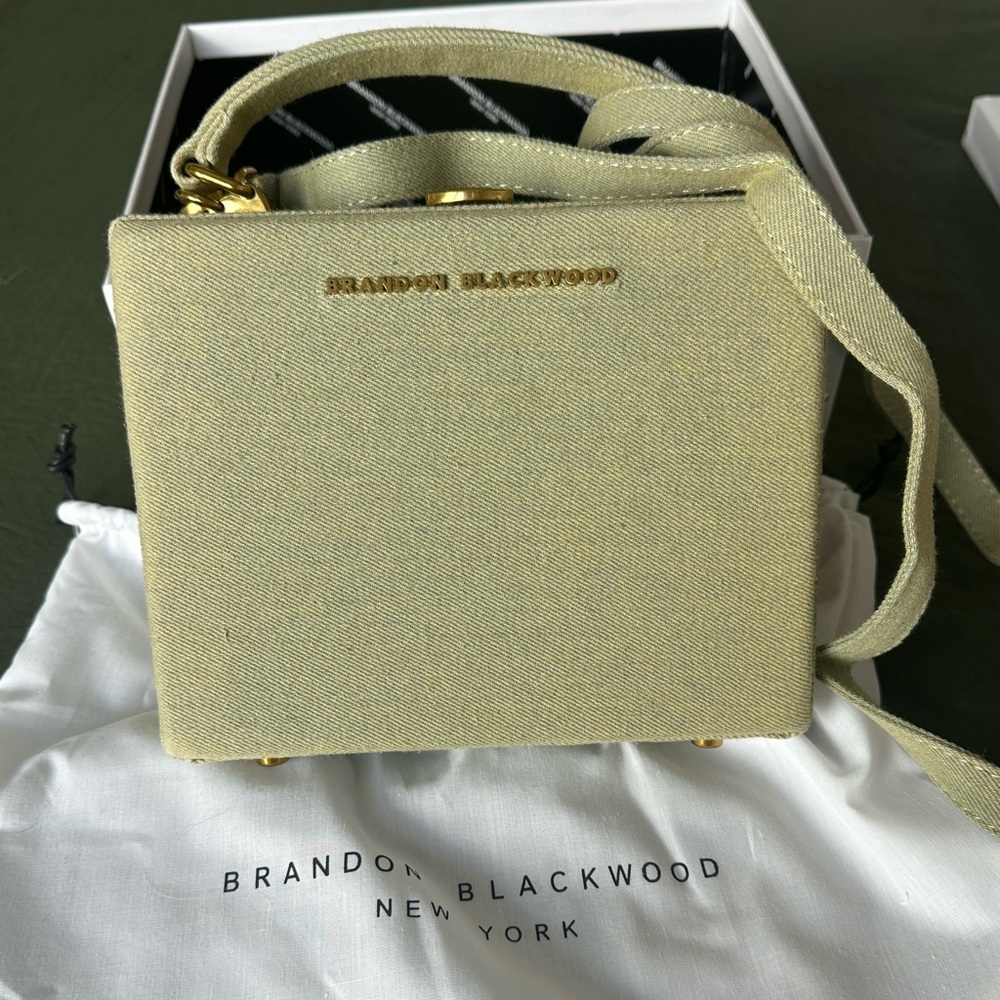 Kendrick Trunk | Green Denim w/ Gold Hardware